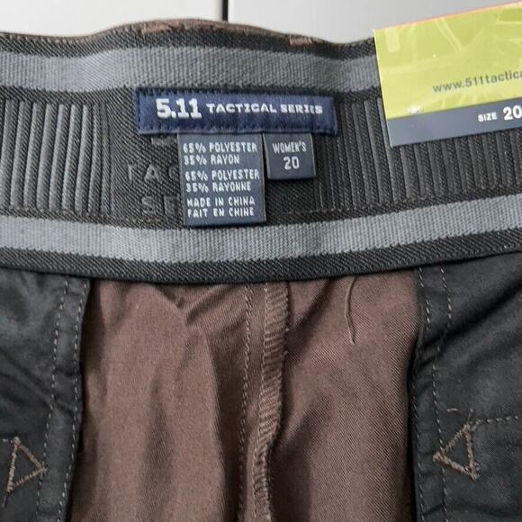 NWT 5.11 Tactical Series Pants Women SZ 20 Brown Uniform Class A 34071T - Picture 7 of 15